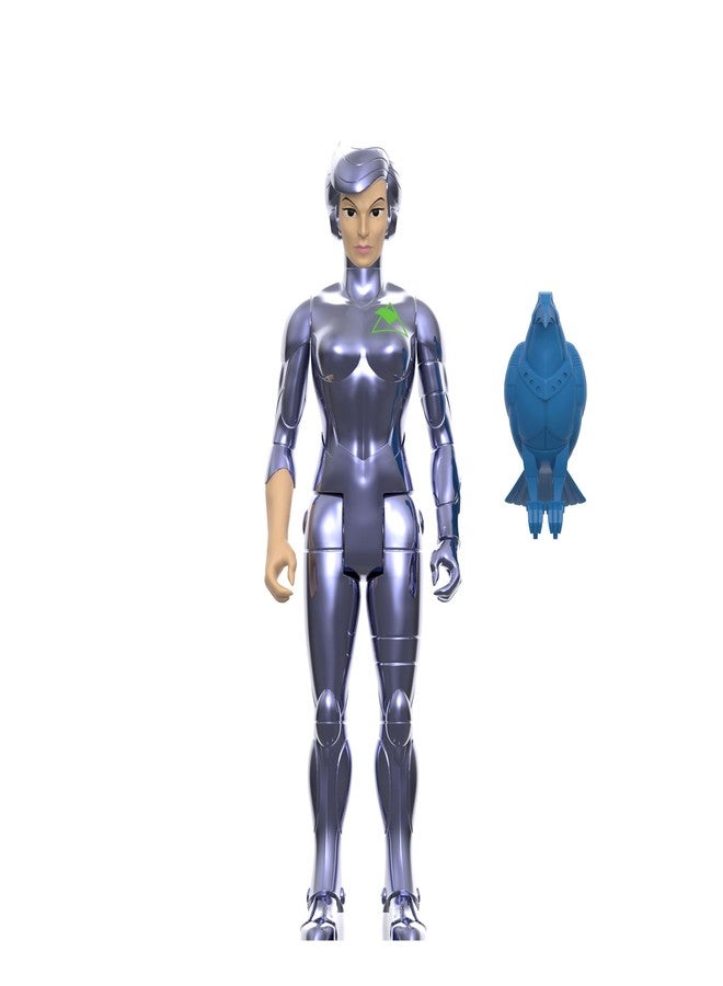 Super7 SilverHawks Steelheart (Toy Version) Reaction Figure - 3.75" SilverHawks Action Figure with Accessory Classic Cartoon Collectibles and Retro Toys - Image 2